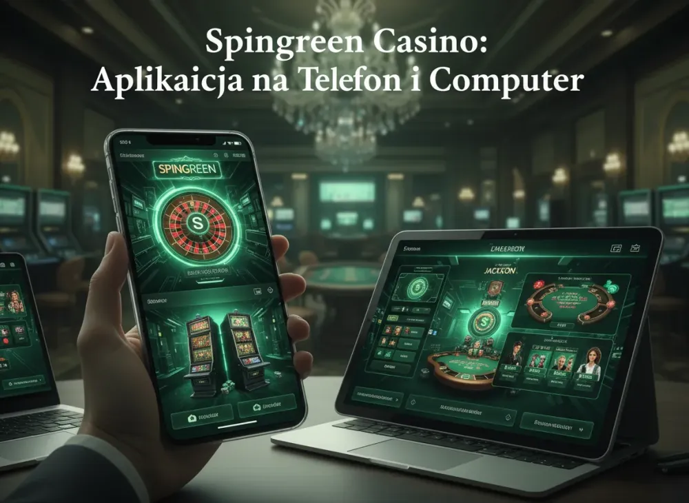 Spingreen casino aplikacja na telefon i tablet